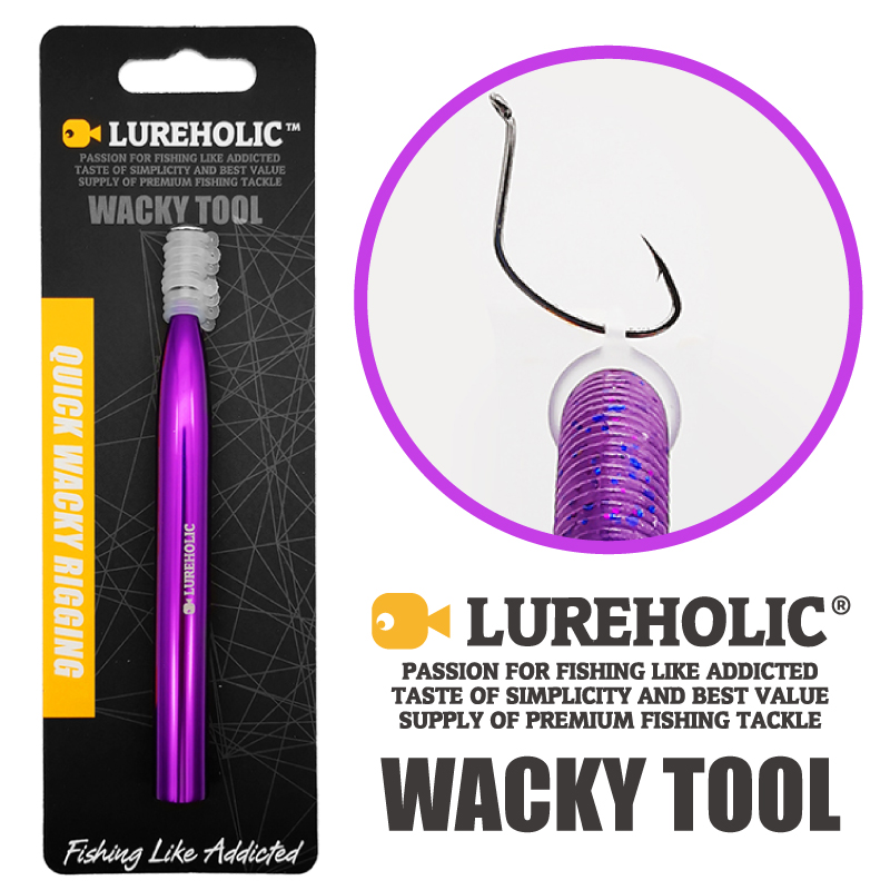 Bass Fishing Lure - LUREHOLIC 8 มม.12 มม.Wacky เครื่องมือ 10