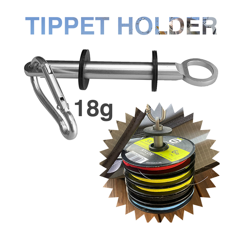 Fishing Equipment Holder - ที่ยึดสายเคเบิลแบบพกพาสําหรับตกปลาน้ําหนักเบาเป็นพิเศษ, ขายึดคงที่, อุปกรณ์ตกปลาอุปกรณ์เสริมเครื่องมือสินค้า TIPPET HOLDER