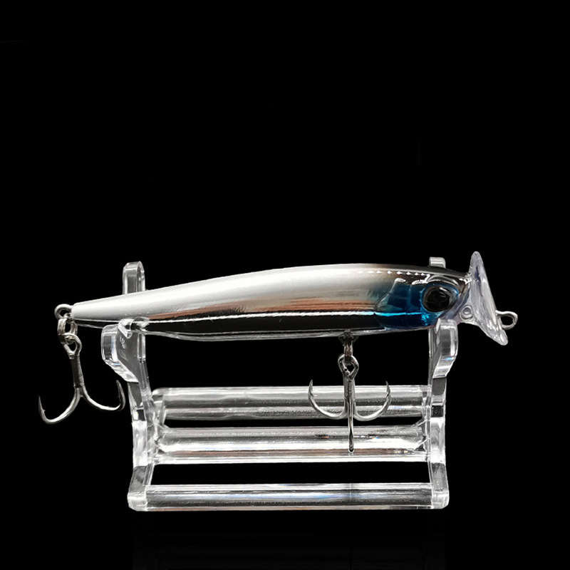 Fishing Equipment Holder - ชั้นวางเหยื่อตกปลา 1 ชิ้น ทำจากพลาสติก สำหรับโชว์เหยื่อตกปลา ชั้นวางของตกแต่งร้านค้า