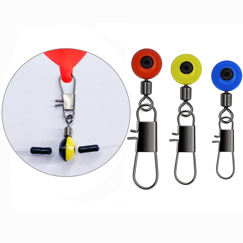Fishing Equipment Wholesale - 50ชิ้น/ล็อตตกปลาลอย Bobber หยุดช่องว่างถั่วเชื่อมต่อทะเลตกปลาน้ำเค็ม Tackle อุปกรณ์พลาสติกโลหะอุปกรณ์เสริม