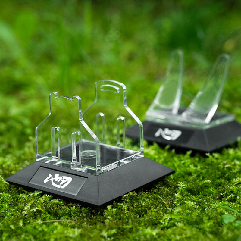 Fishing Equipment Holder - ที่วางรอกตกปลาอะคริลิค สำหรับรอกสปินนิ่งและรอกเบทคาสติ้ง ทนทาน กันลื่น รองรับรอกแบบหยดน้ำ