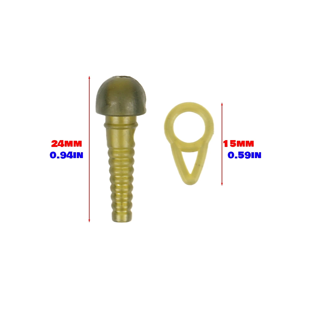 Hirisi 20pcs ปลาคาร์พตกปลายางค - Fishing Equipment Market บทวิจารณ์และราคา