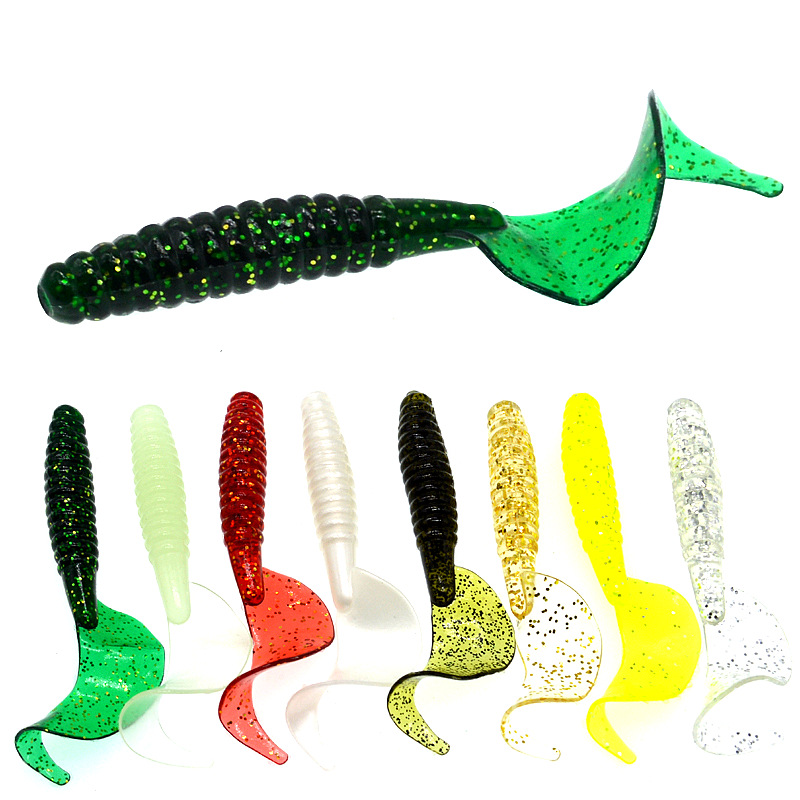 เหยื่อตกปลาแบบนิ่ม รูปหนอน 7 ซ - Fishing Equipment Deals บทวิจารณ์และราคา