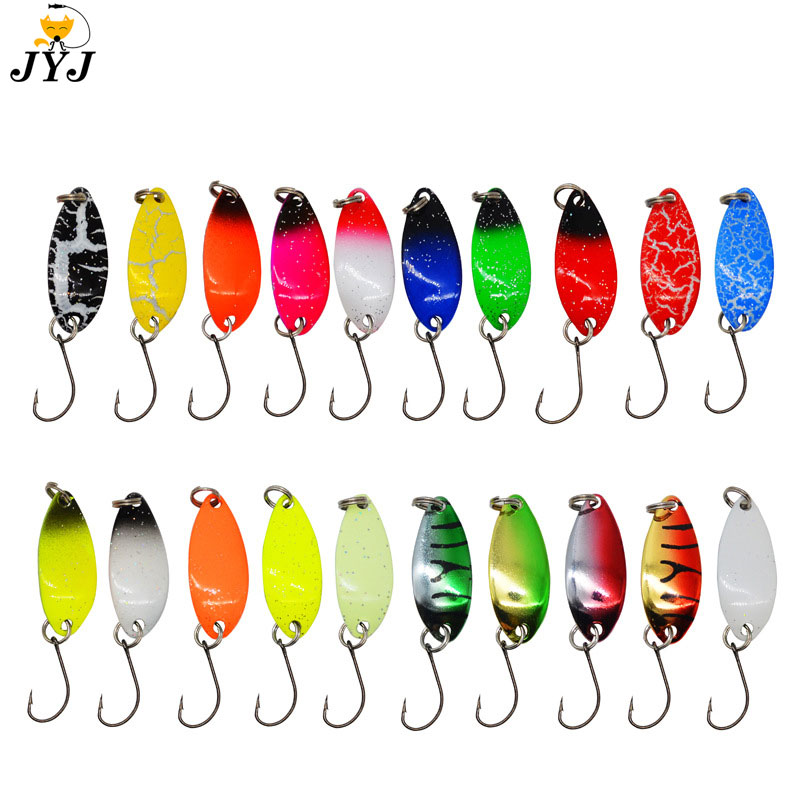 20 สี 3g โลหะตกปลาล่อช้อนเหยื่ - Fishing Equipment Japan บทวิจารณ์และราคา
