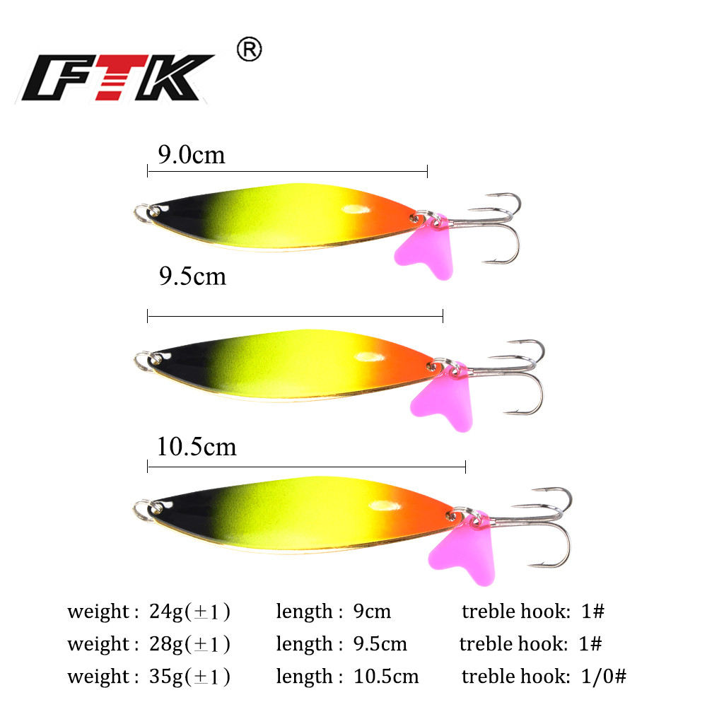 FTK 24g 28g 35g ช้อนตกปลา Lure - Fishing Equipment Japan บทวิจารณ์และราคา