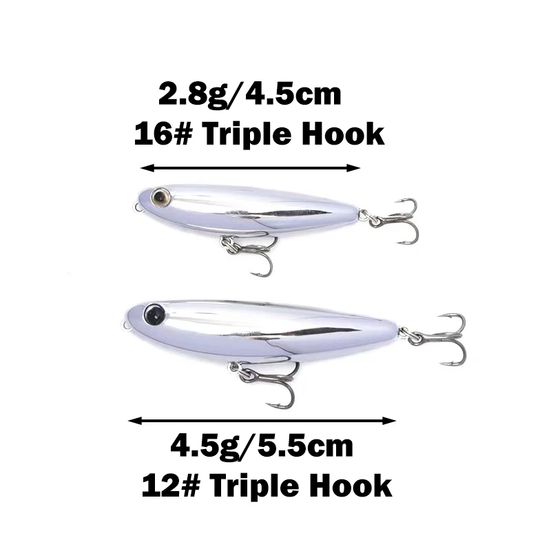 ใหม่ 4.5g Mini Wobblers ดินสอล - Fishing Equipment Japan บทวิจารณ์และราคา