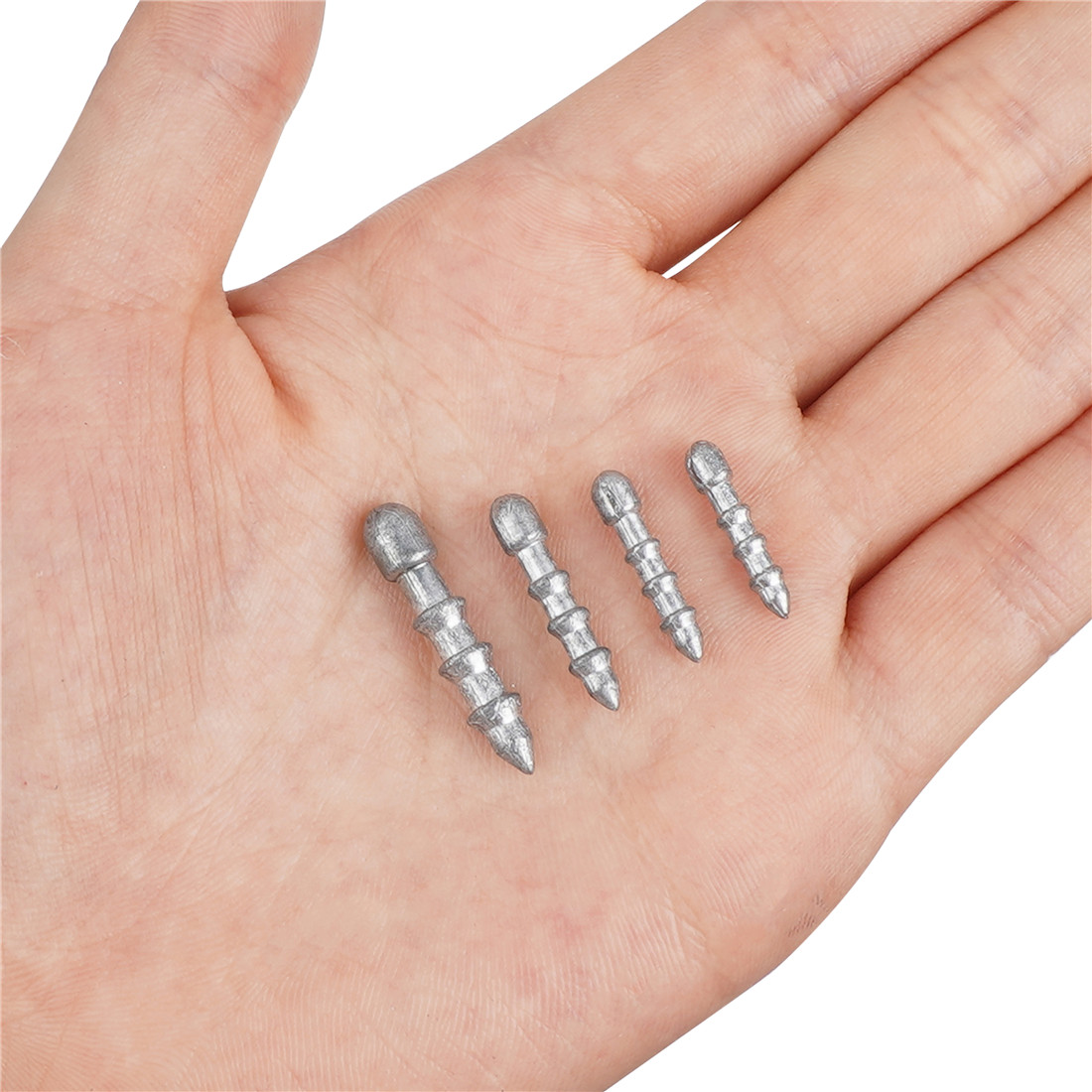 20pcs น้ําหนักเล็บ sinkers หนอ - Bass Fishing Lure บทวิจารณ์และราคา