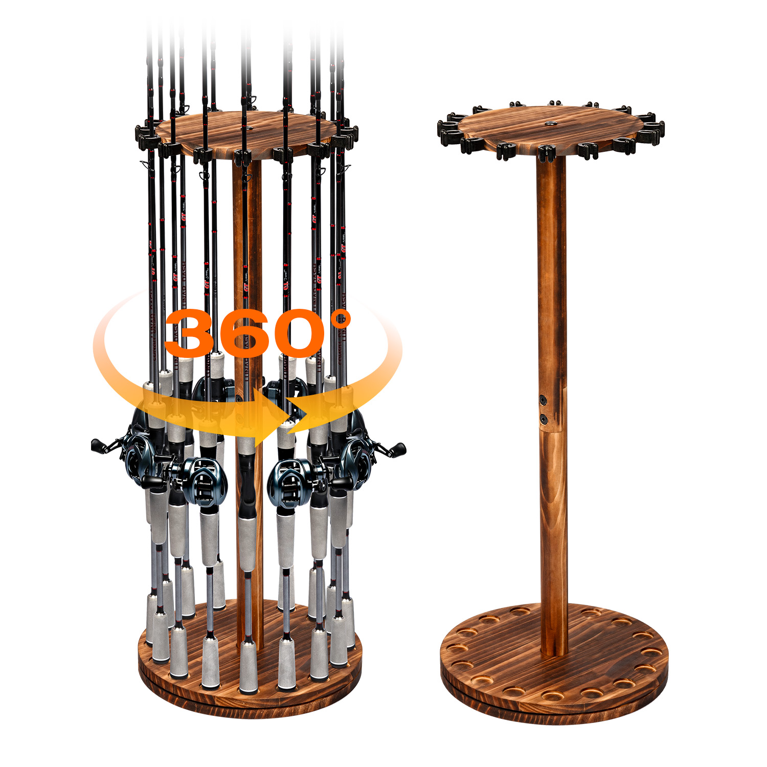 ที่วางคันเบ็ดตกปลาแบบหมุนได้ ท - Fishing Equipment Holder บทวิจารณ์และราคา