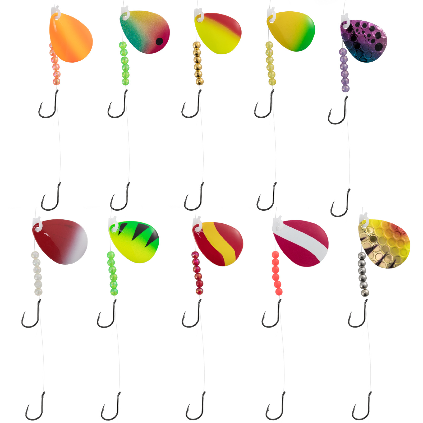ชุดตกปลาแบบสปินเนอร์ 10 ชิ้น ข - Surf Fishing Equipment บทวิจารณ์และราคา