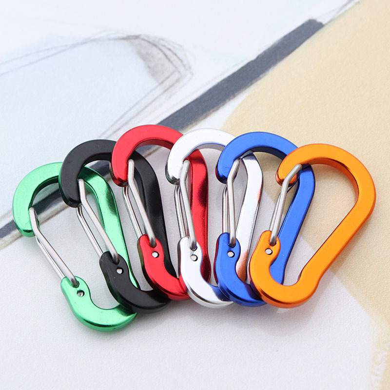 6Pcs Carabiner พวงกุญแจตกปลา C - Fishing Equipment Bag บทวิจารณ์และราคา