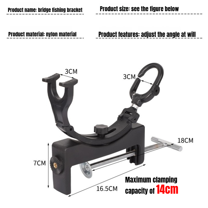 360 °   ขาตั้งคันเบ็ดแบบหมุนปร - Fishing Equipment Holder บทวิจารณ์และราคา